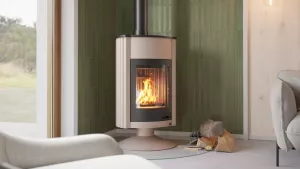 HS FLAMINGO Krbová kamna MASTERFLAMME ® Grande II, krémová