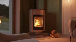 HS FLAMINGO Krbová kamna MASTERFLAMME ® Grande II, krémová