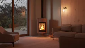HS FLAMINGO Krbová kamna MASTERFLAMME ® Grande II, krémová