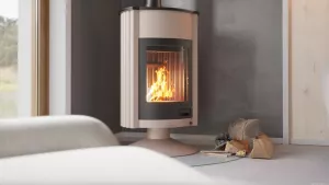 HS FLAMINGO Krbová kamna MASTERFLAMME ® Grande II, krémová
