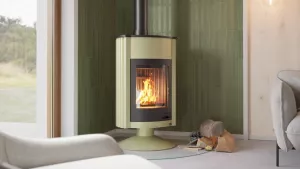HS FLAMINGO Krbová kamna MASTERFLAMME ® Grande II, olivová
