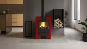 HS FLAMINGO Krbová kamna FLAMINGO ® ESPO I červená