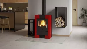 HS FLAMINGO Krbová kamna FLAMINGO ® ESPO I červená