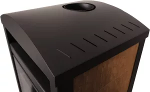 HS FLAMINGO Krbová kamna AQUAFLAM VARIO ® BARMA 11kW dlažba Ořech (teplovzdušná verze)