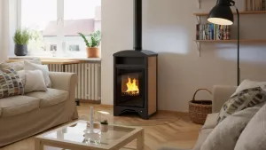 HS FLAMINGO Krbová kamna AQUAFLAM VARIO ® BARMA 11kW dlažba Javor (teplovzdušná verze)