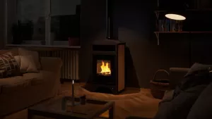HS FLAMINGO Krbová kamna AQUAFLAM VARIO ® BARMA 11kW dlažba Javor (teplovzdušná verze)