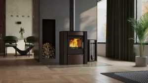 HS FLAMINGO Krbová kamna FLAMINGO ® AMOS hnědá - sametová