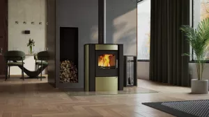 HS FLAMINGO Krbová kamna FLAMINGO ® AMOS olivová