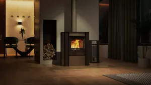 HS FLAMINGO Krbová kamna FLAMINGO ® AMOS šedá