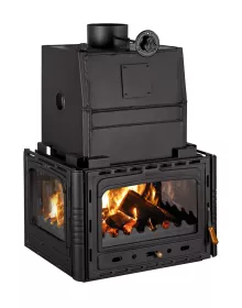 Krbová vložka s teplovodním výměníkem PRITY 3C W28 Krbová vložka s teplovodním výměníkem PRITY 3C W28