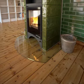 HS FLAMINGO Kachlová kamna AQUAFLAM VARIO ® PERU 11kW, kachle zelená (teplovzdušná verze)