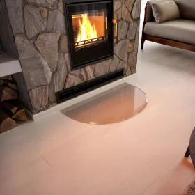 Sklo pod kamna - FLAMINGO Oblouk 700x450 mm, fazeta / R350 / 6 mm HS Flamingo Sklo pod kamna - FLAMINGO Oblouk 700x450 mm, fazeta / R350 / 6 mm HS Flamingo