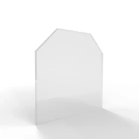 Sklo pod kamna - FLAMINGO Šestihran 1000x1000 mm, fazeta / 6 mm