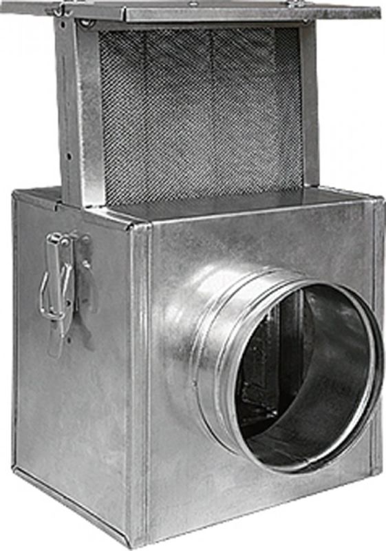 AMSTAL Filtr k ventilátoru / do rozvodů teplého vzduchu 160 mm