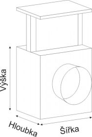 AMSTAL Filtr k ventilátoru / do rozvodů teplého vzduchu 160 mm